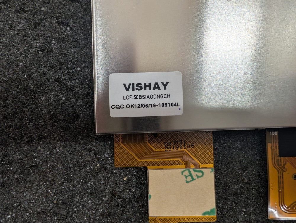 New, Vishay, LCF50BSIAGDNGCH000, LCD 5 INCH TOUCH