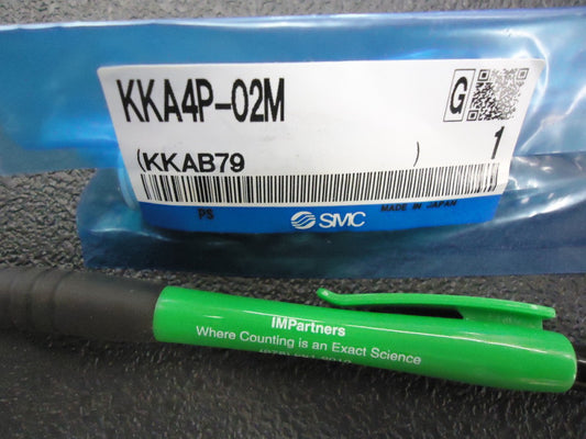 SMC KKA4P-02M  S COUPLER, STAINLESS STEEL. Brand New!