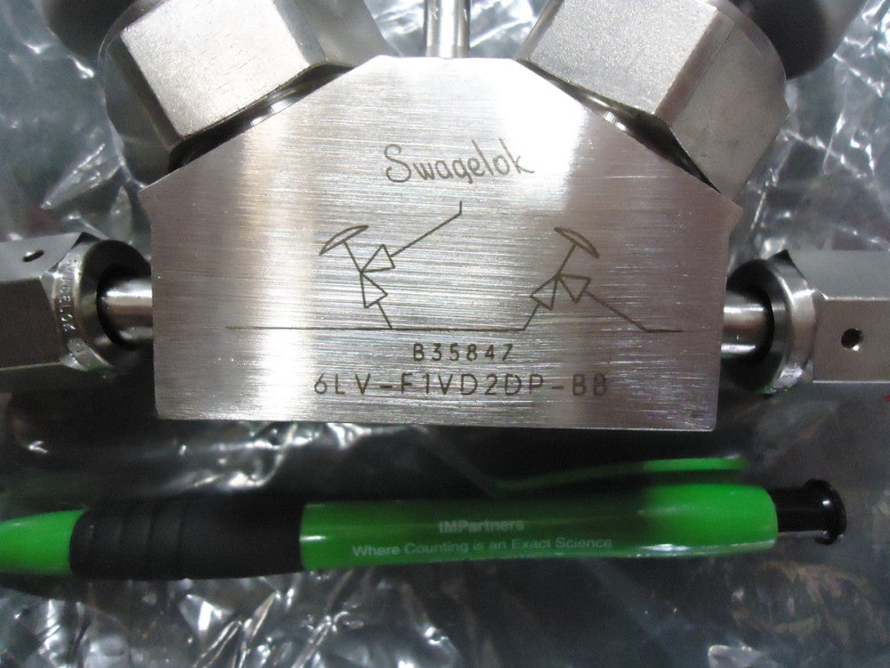 New, Swaggelok, 6LV-F1VD2DP-BB, High Flow Valve