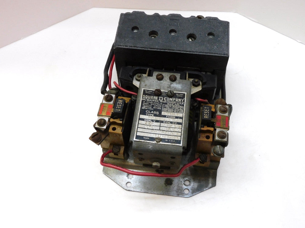 SQUARE D 8536 DG1 MOTOR STARTER 440/480V COIL 50/60Hz