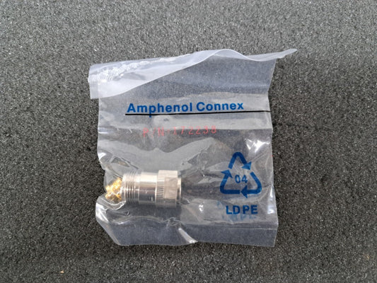 New, Amphenol, 172238, CONN N JACK STR 50 OHM CRIMP - Lot of 2pcs