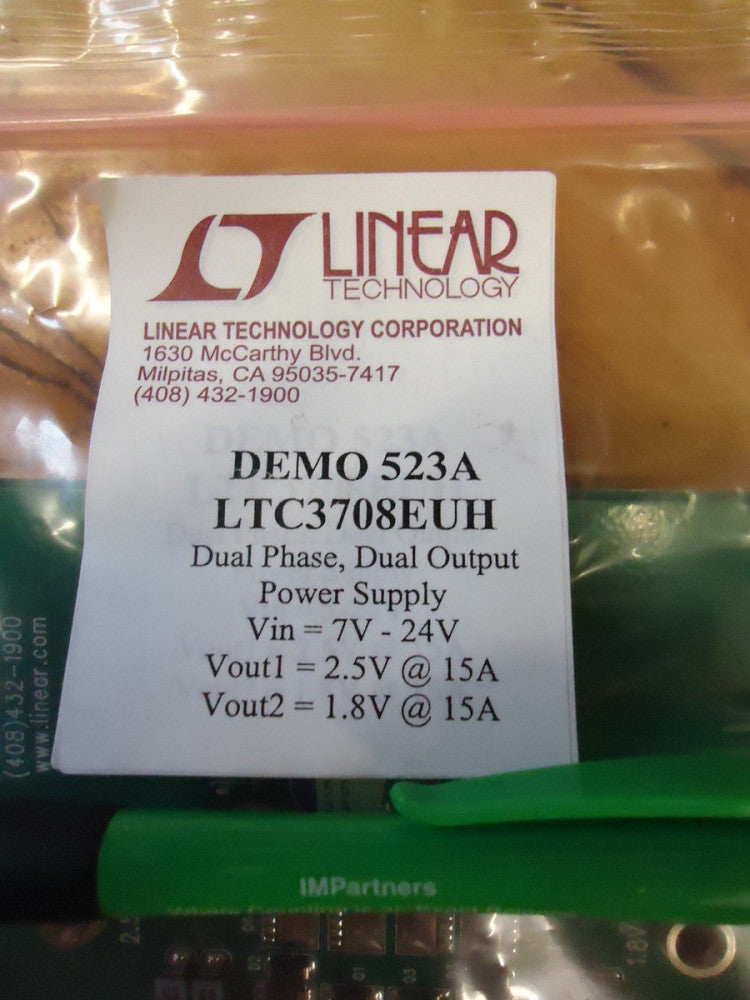 Linear Tech LTC3708EUH Demo Circuit.