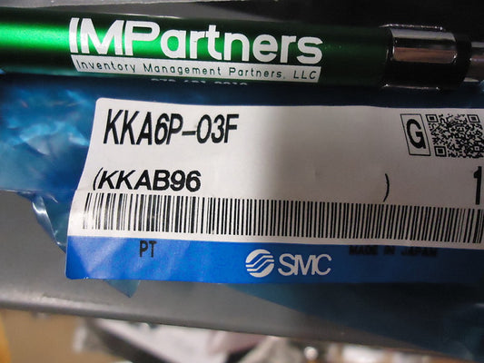 SMC KKA6P-03F Stainless Steel S Coupler. Brand New!