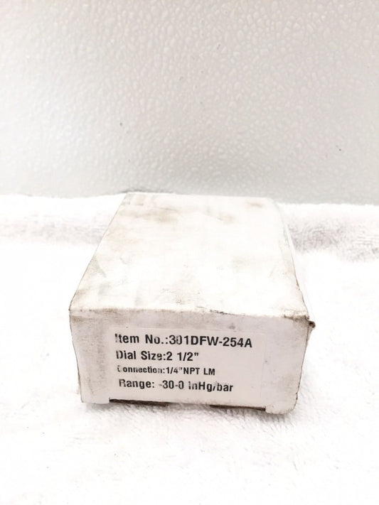 PIC Gauge 301DFW-254A Dry Filled Bottom Mount Pressure Gauge