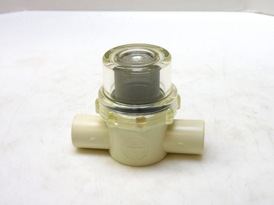 RON-VIK PPA NYLON LINE STRAINER LOW PROFILE 1/4" NPT