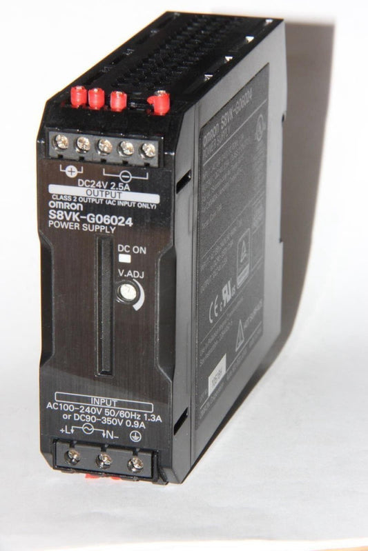 OMRON S8VK-G06024 DIN Rail Mount 24V 2.5A  Power Supply