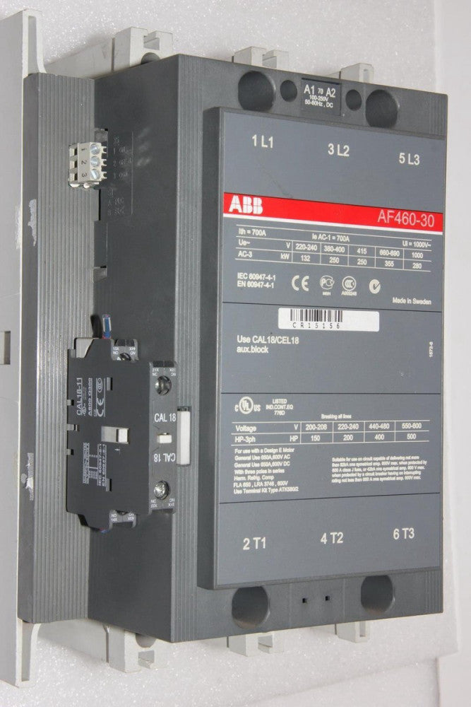 ABB AF460-30 3-Phase Contactor