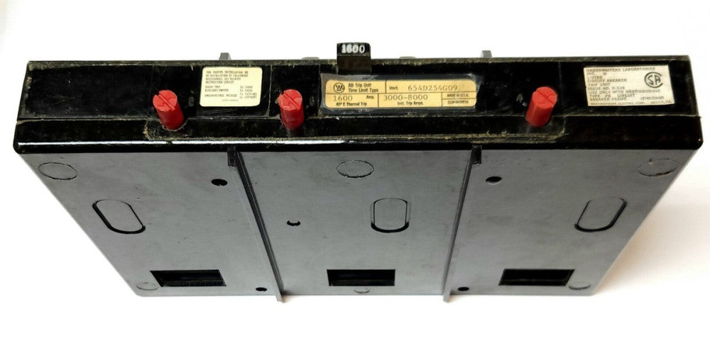 CUTLER HAMMER WESTINGHOUSE PB31600T Type PB Breaker 1600 AMP TRIP Unit 654D254G0