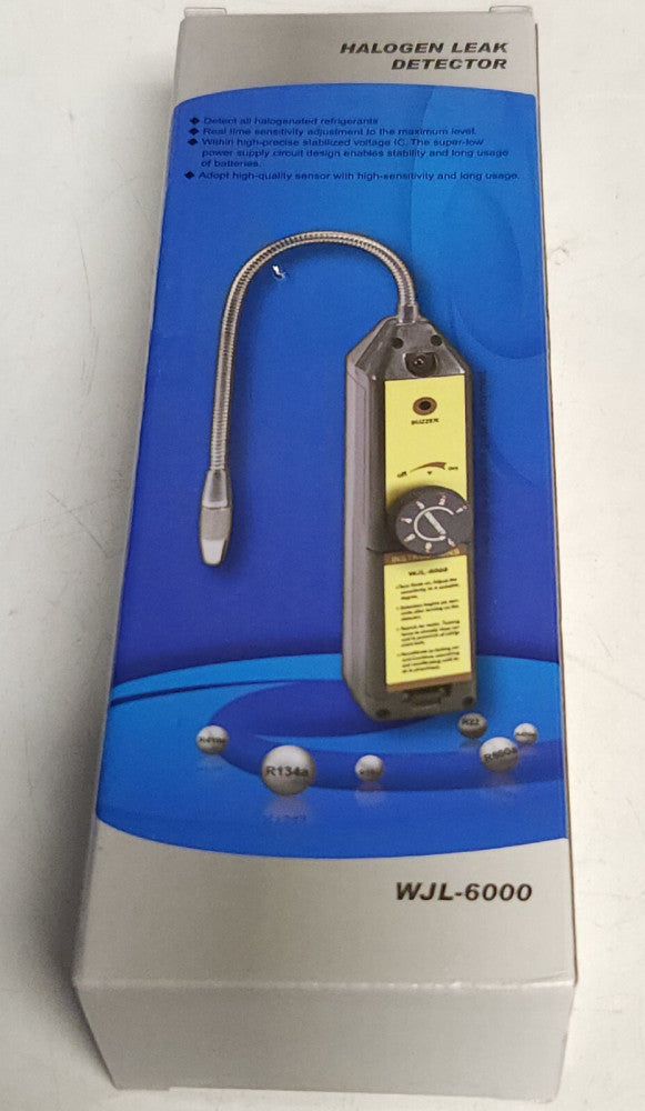 WJL 6000 Halogen Leak Detector Halogen Gas HVAC Refrigerant Freon