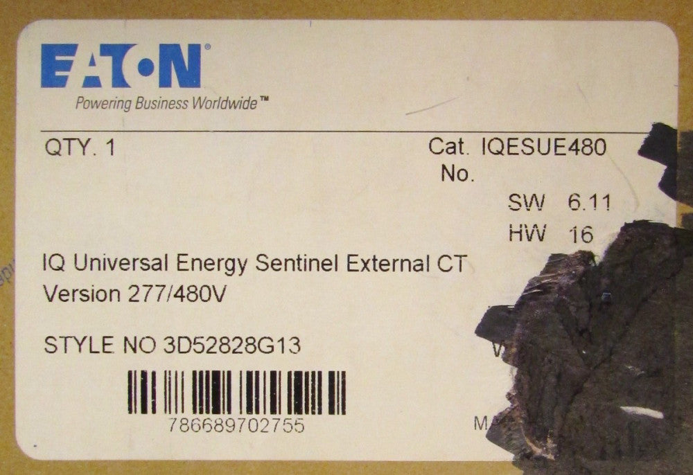 EATON CUTLER HAMMER IQESUE480 IQ Universal Energy Sentinel 3D52828G13