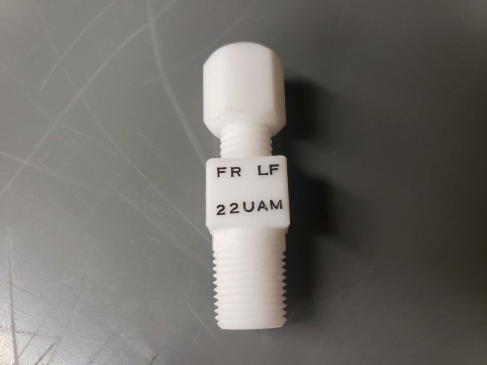 NEW-OPEN BOX, FURON, LF22UAM, Male connector, 1/8" Single Ferrule x 1/8" MNPT