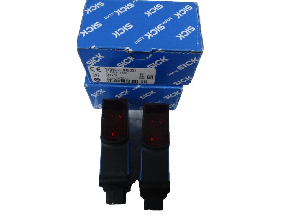 Sick WSE27-3R2631 + WS27-3U2630 Compact Photoelectric Sensor