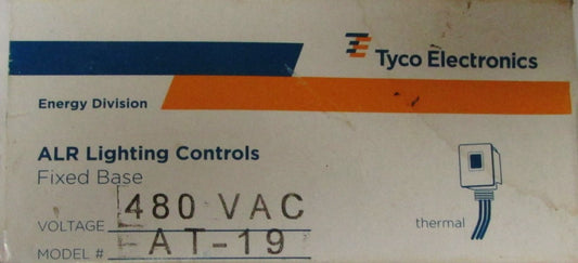 TYCO ELECTRONICS ALR Lighting AT-19 Fixed Base 480 VAC Photoelectric Sensor