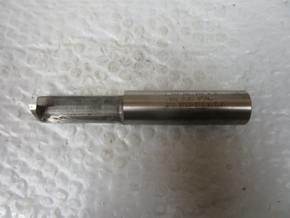 Interstate SK-3704-7-D Boring Tool ASP-30 #4 1.250 PD 260 W.D