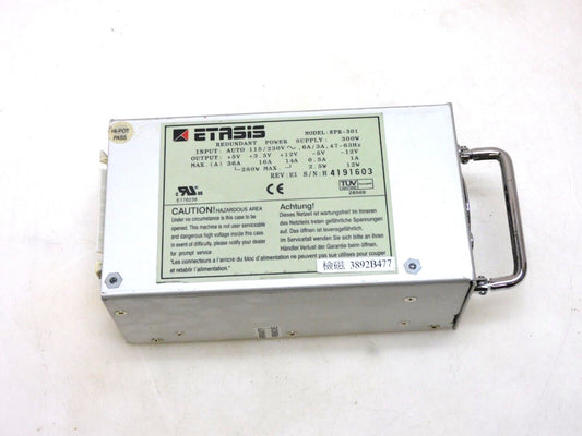 ETASIS EPR-301 REDUNDANT POWER SUPPLY 300W 115-230V~6A/3A 47-63Hz
