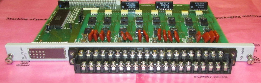 Siemens 505 4616 Output Module 24 VDC 110 VAC