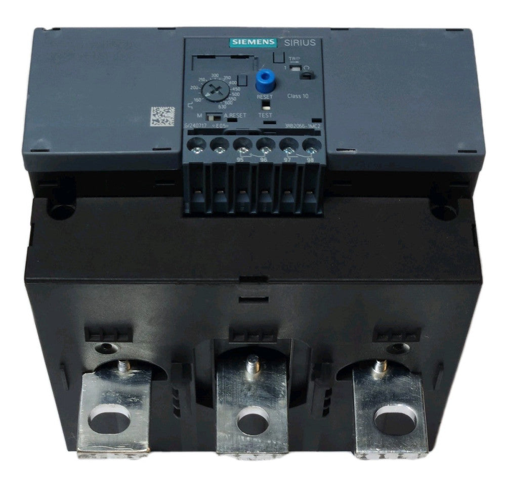 SIEMENS 3RB2066 1MC2 Overload Relay 160-630 AMPS