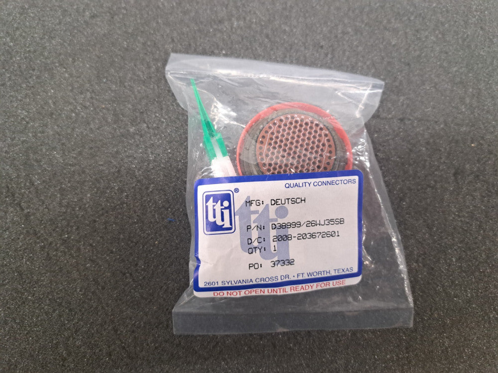 New, Deutsch, D38999/26WJ35SB, Circular MIL Spec Connector 128P SIZE 25