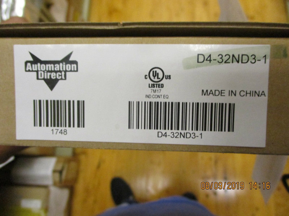 AUTOMATION DIRECT - D4-32ND3-1 - DL405 Discrete Input Module, 32-point, 24 VDC