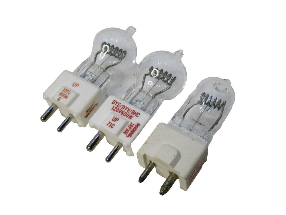 Radiac / Sylvania DYS/DYV/BHC 120V 600W Projector Replacement Bulb (New - Lot 3)