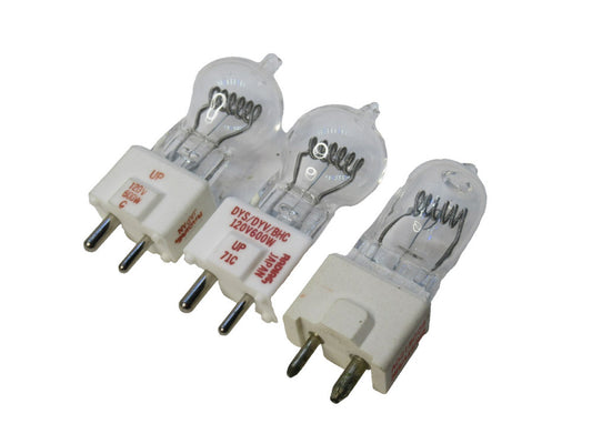 Radiac / Sylvania DYS/DYV/BHC 120V 600W Projector Replacement Bulb (New - Lot 3)
