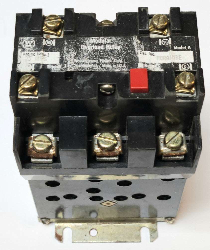 WESTINGHOUSE CUTLER HAMMER MORA1MBE 25 AMP 240 VAC Modular Overload Relay 1373D0
