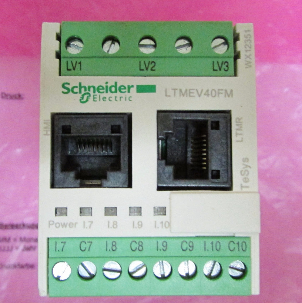 TELEMECANIQUE GROUPE SCHNEIDER LTMEV40FM Motor Management Expansion Module 