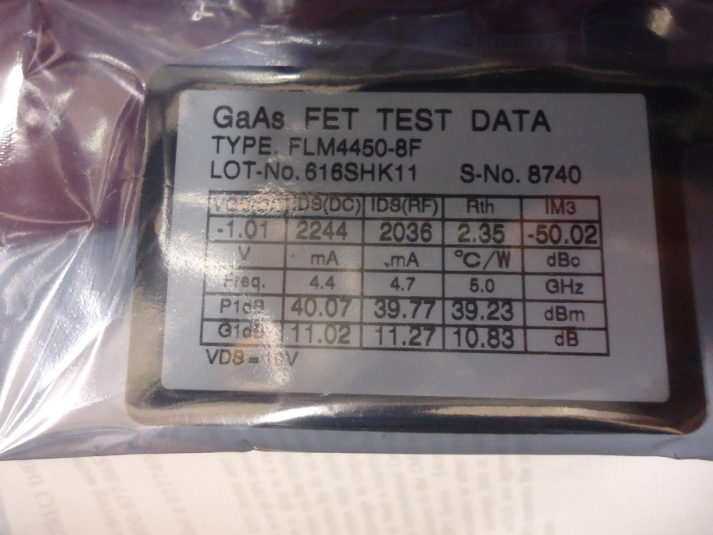 FLM4450-8F Eudyna C-Band Internally Matched FET Brand New!