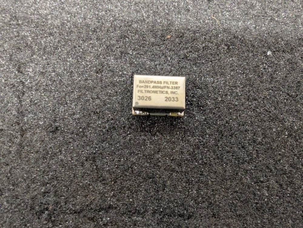 New, Filtronetics, FN-3387, BAND PASS FILTER 291.4MHZ LC BP SMD