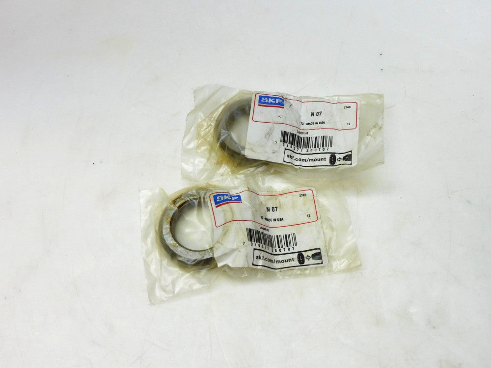 LOT OF 2 SKF N07 LOCKNUT