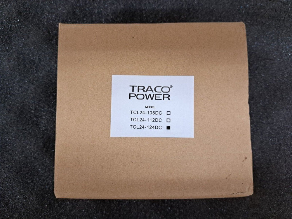 New, Traco, TCL24-124DC, DC-DC Converter, 24V, 1A, 18-75V, Enclosed, DIN Rail