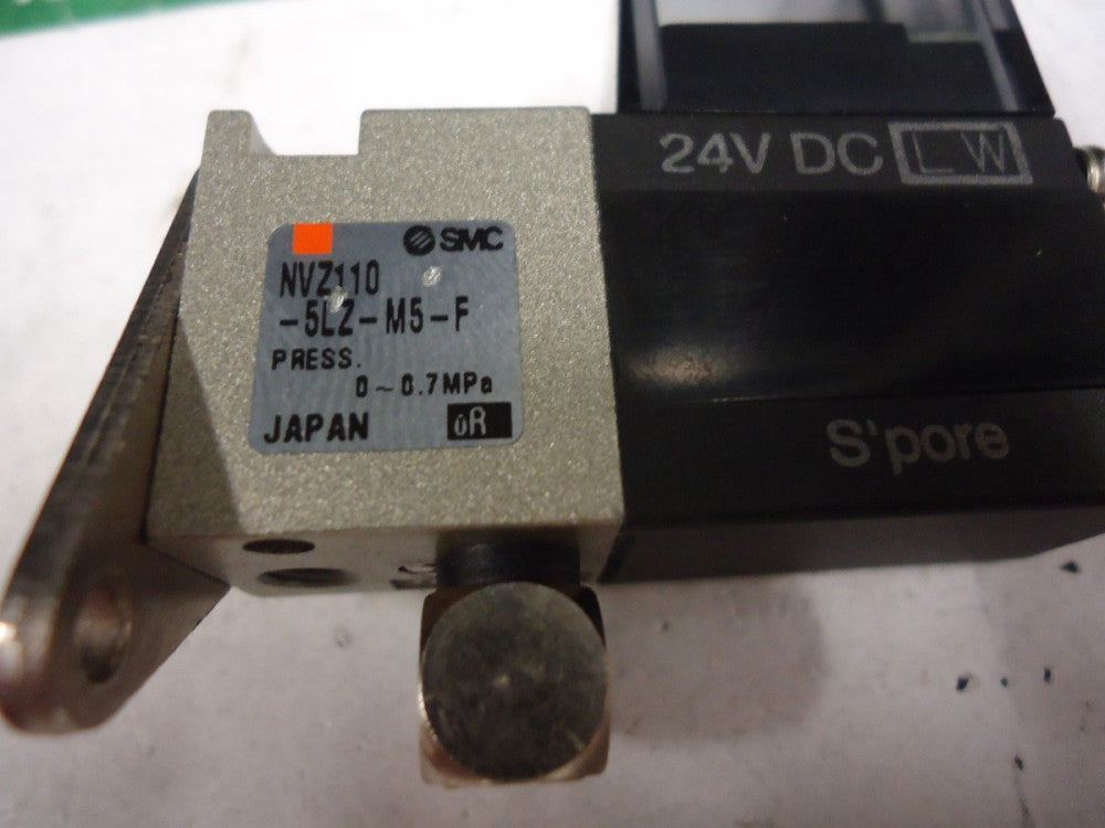 NVZ110-5LZ-M5-F, SMC, Valve, 24VDC, USED!