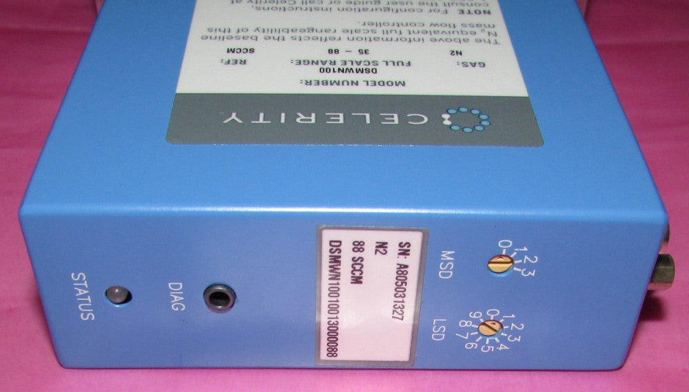 CELERITY DSMWN100 N2 35-88 SCCM Mass Flow Controller