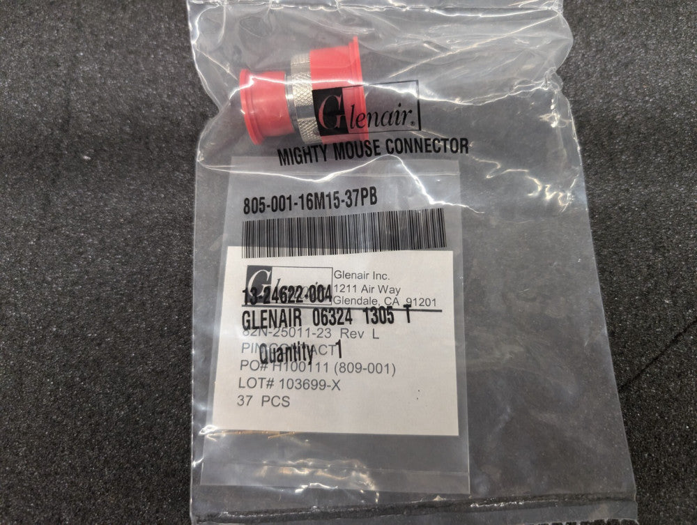 New, Glenair, 805-001-16M15-37PB, Circular MIL Spec Connector
