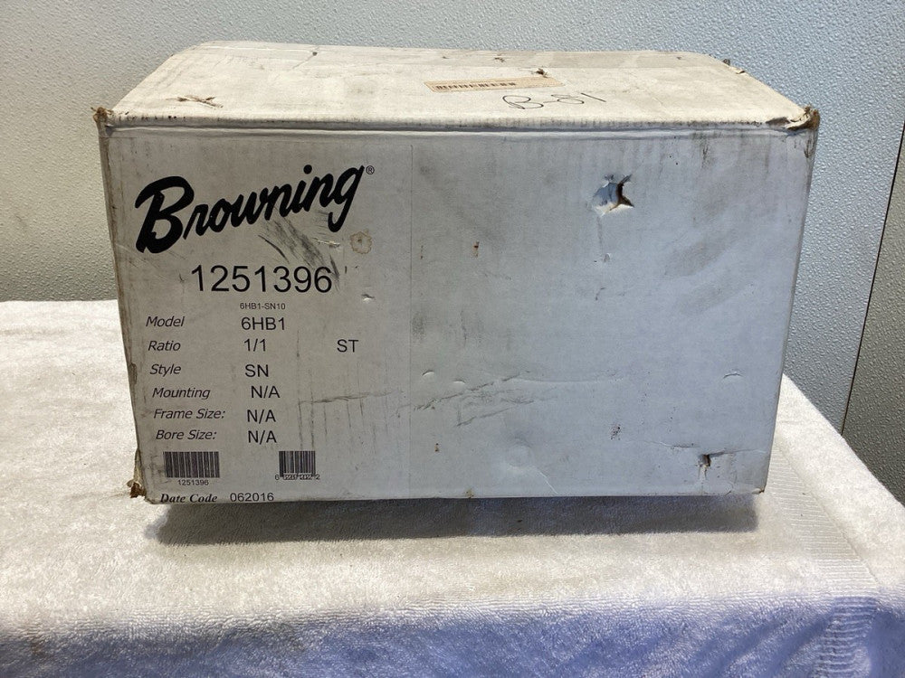 Browning 6HB1-SN10 Bevel Gear Box. ratio 1:1 part# 1251396