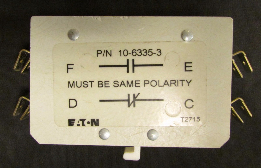 EATON CUTLER HAMMER 10-6335-3 Freedom Auxiliary Contact with Terminals 10 6335 3
