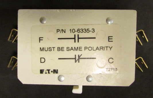 EATON CUTLER HAMMER 10-6335-3 Freedom Auxiliary Contact with Terminals 10 6335 3