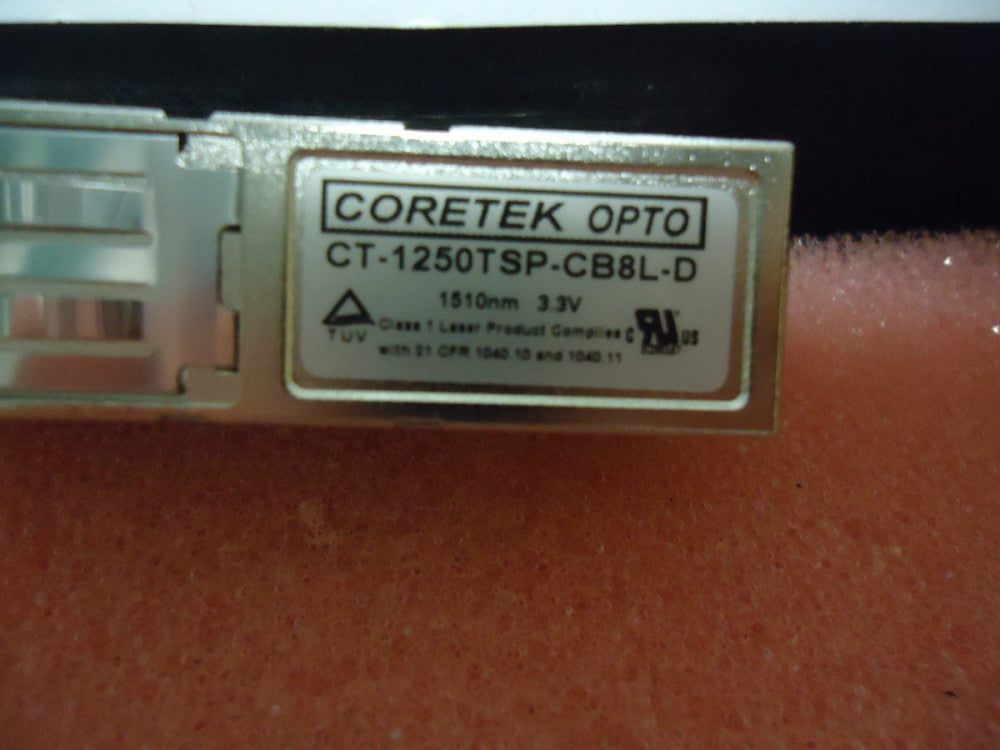 CT-1250TSP-CB8L-D 1510 Coretek SFP with DDMI, 1.25Gb/s, 80km Brand New!