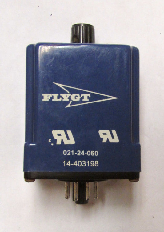 FLYGT 021 24 060 14 403198 24 VAC 10 Amp 240 VAC Delay Relay
