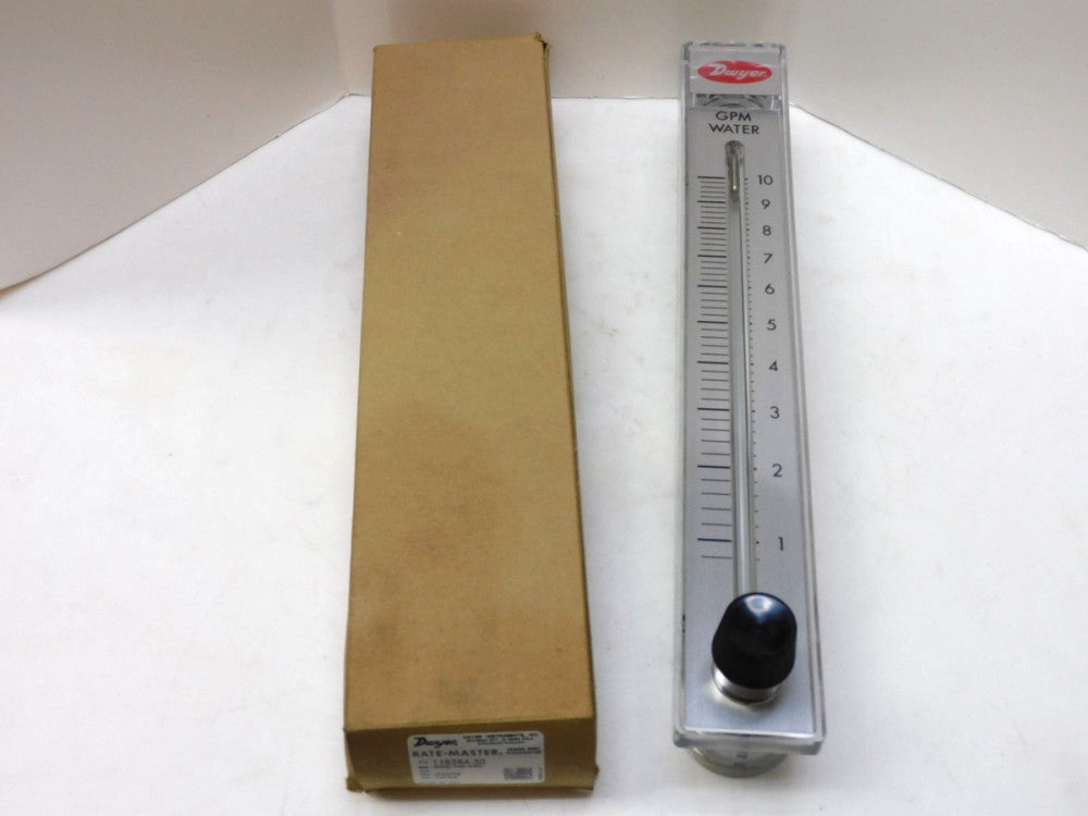 Dwyer RMC-145-SSV Flowmeter 1-10 GPM Water 116254-30 No Bracket