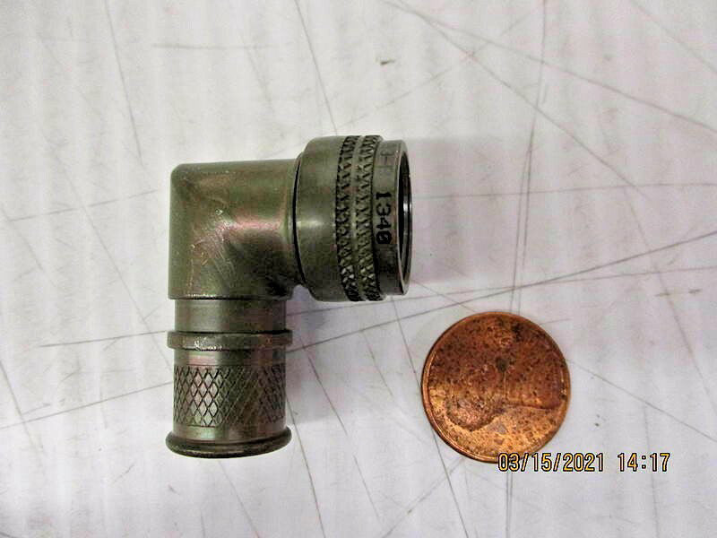 New, Glenair, 440FJ030NF1003-B, 90 10 Shell Size Olive Drab Cadmium Connector