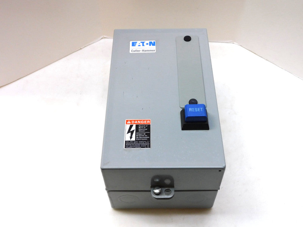 Cutler Hammer ECN0501AAA Enclosed Motor Starter AN16BN0 120v coil H2009B Heaters