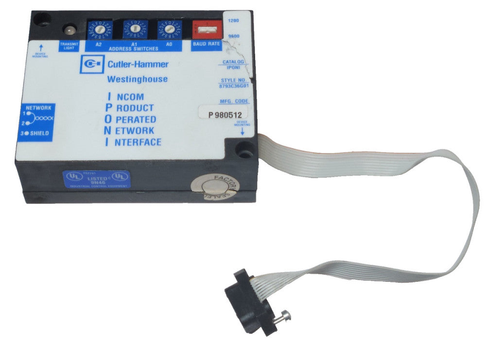 CUTLER HAMMER WESTINGHOUSE IPONI INCOM PONI Network Interface Module 8793C36G01