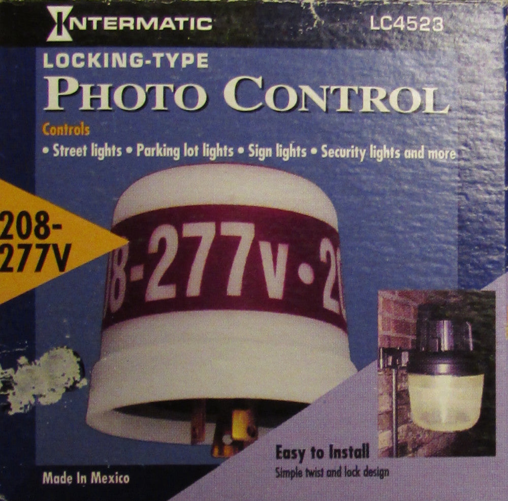 INTERMATIC LC4523 Locking Type 277V Photo Control Sensor 208-277V 
