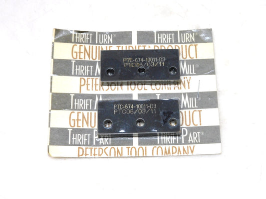 Peterson Tool PTC-674-10011-D3 Carbide Inserts Lot of 2