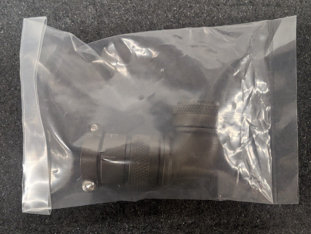 New, Glenair, 390MA077NF1208, CONNECTOR BACKSHELL 90 ENTRY