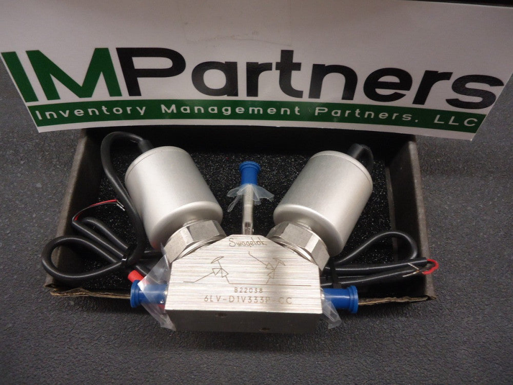 6LV-D1V333P-CC Swagelok Valve, Monoblock, 3 Port, 1/4" BW BRAND NEW!