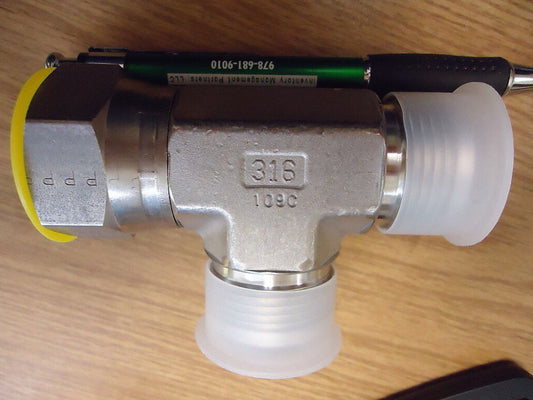Parker 16 R6X-SS 1" INDUSTRIAL FITTING TEE. Brand New!