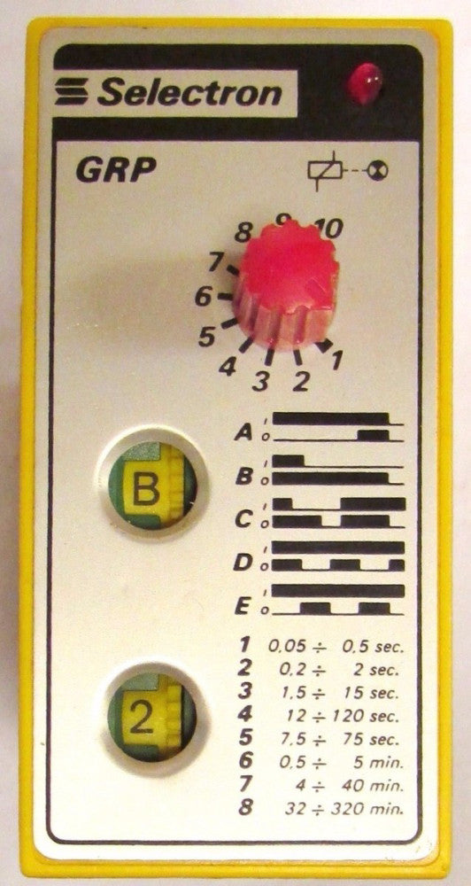 SELECTRON LYSS AG GRP 31/32 Multi Function 220V GRP Timing Relay Timer