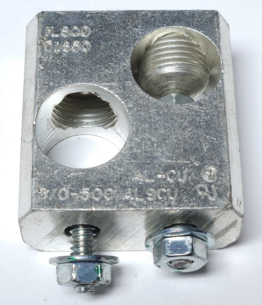 ILSCO D1650 Circuit Breaker and Panel Lug 3/0-500 AL-CU 500 MCM AL9CU Double Bar